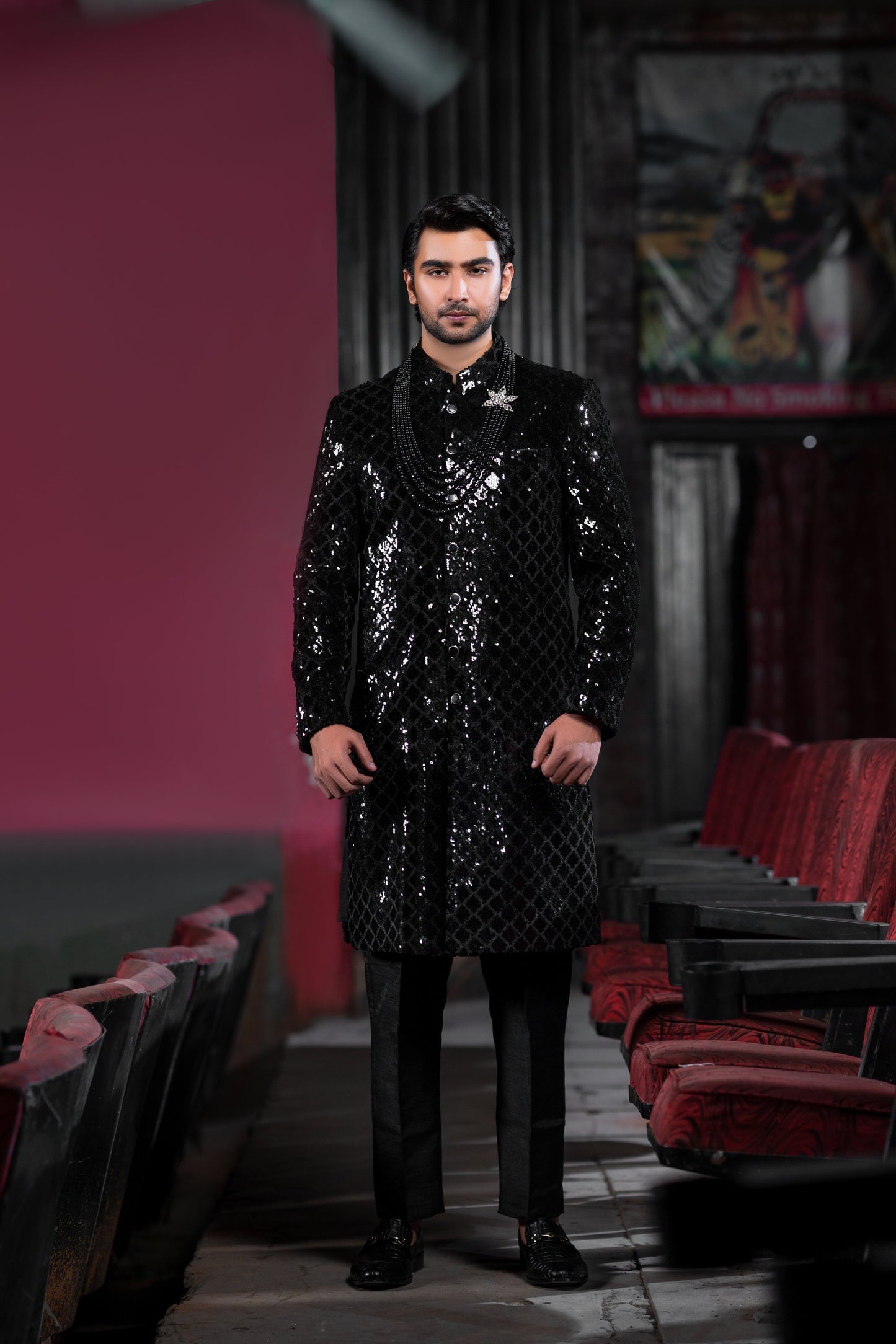 Black Sherwani