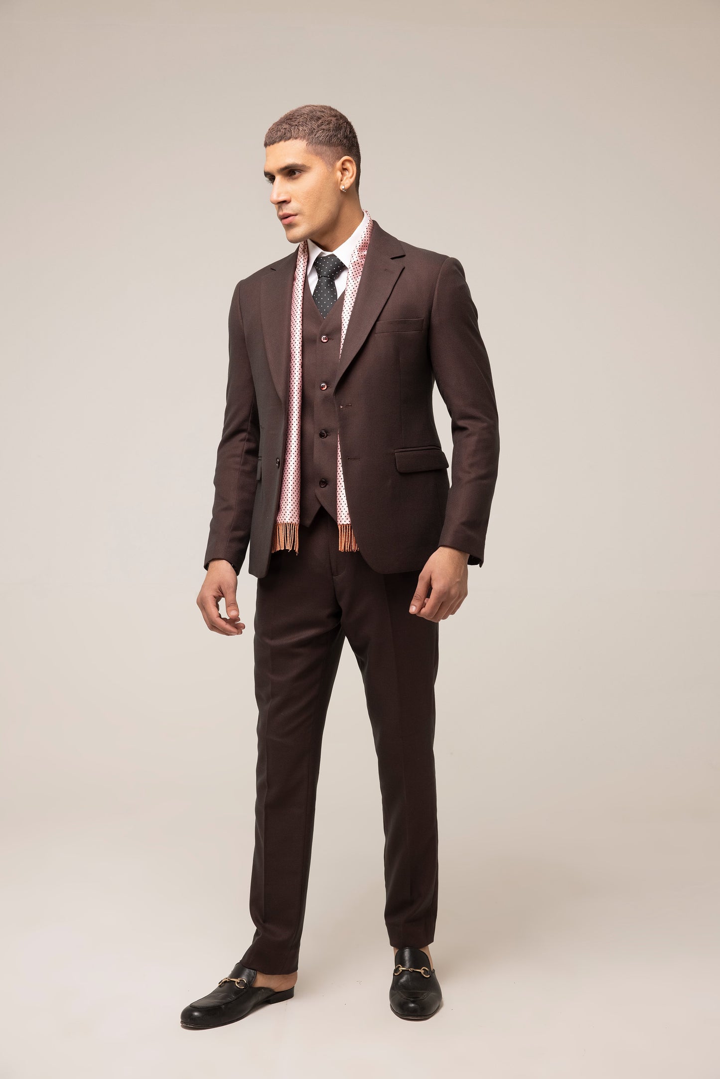 MAROON SELF CLASSIC SUIT