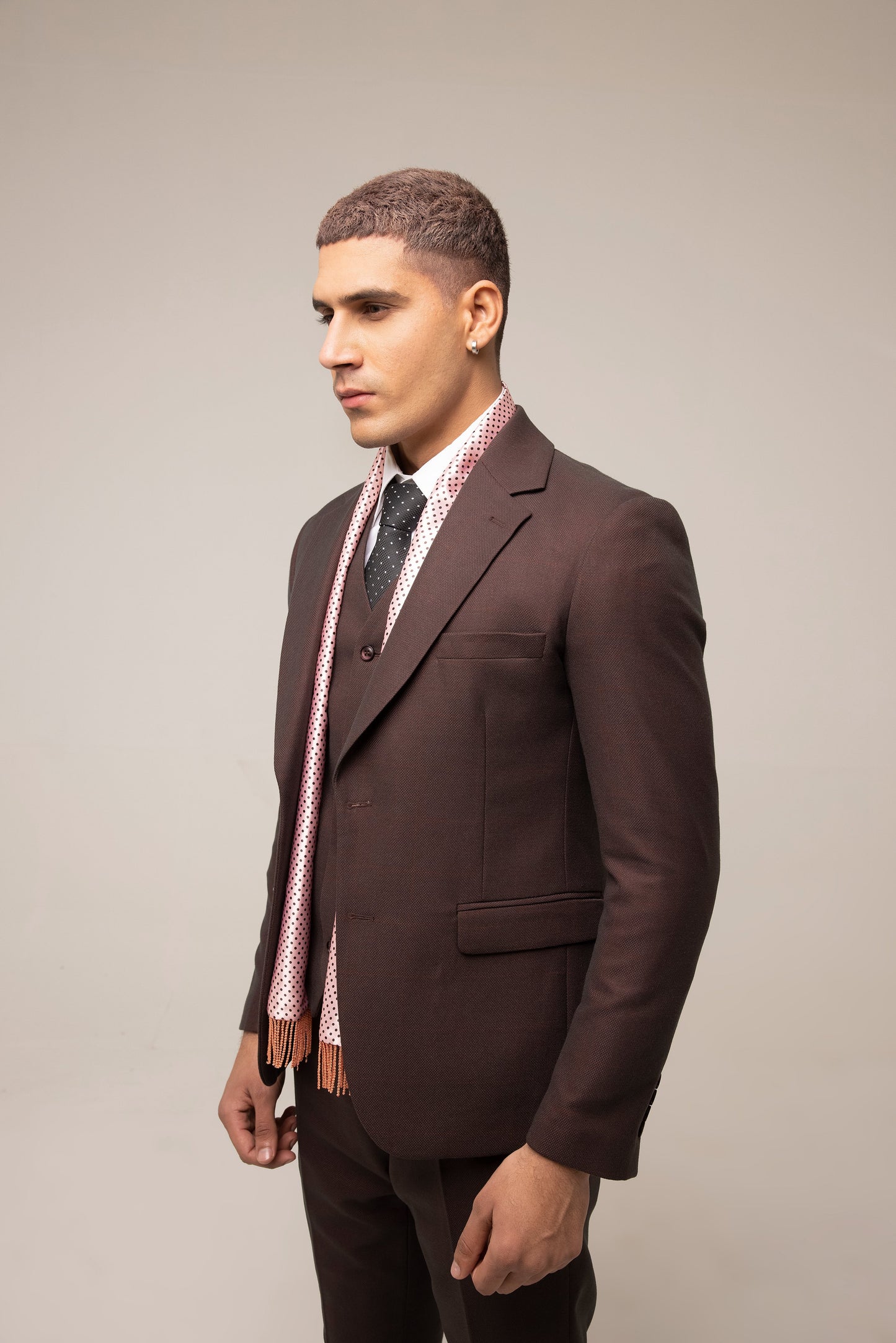 MAROON SELF CLASSIC SUIT