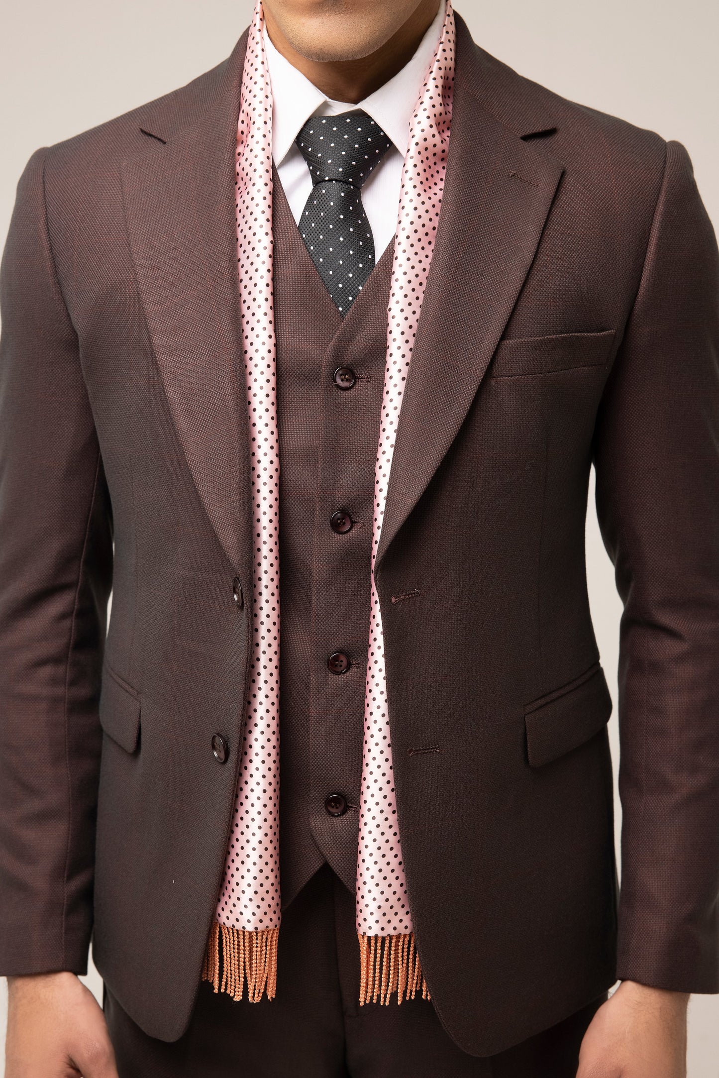 MAROON SELF CLASSIC SUIT